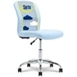 Serta Essential Armless Desk Chair with Breathable Lightweight Mesh Back Blue