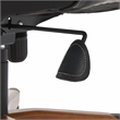 Serta Conway Big and Tall Executive Office Chair with Wood Accents Black