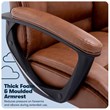 Serta Connor Executive Office Chair Cognac Bonded Leather