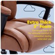Serta Connor Executive Office Chair Cognac Bonded Leather
