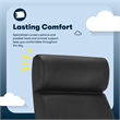 Serta Comfort Executive Big & Tall Ergonomic Office Chair Bonded Leather Black
