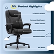 Serta Comfort Eco Office Ergonomic Computer Chair Lumber Support Black