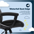 Serta Comfort Eco Office Ergonomic Computer Chair Lumber Support Black