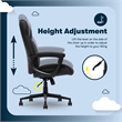 Serta Comfort Eco Office Ergonomic Computer Chair Lumber Support Black