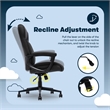 Serta Comfort Eco Office Ergonomic Computer Chair Lumber Support Black