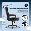 Serta Comfort Ergo Executive Office Chair Ergonomic with Black Bonded Leather
