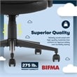 Serta Comfort Ergo Executive Office Chair Ergonomic with Black Bonded Leather