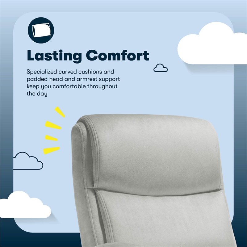 Serta Comfort Ergo Executive Office Chair Ergonomic with Cognac Bonded Leather