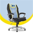 Serta Amplify Executive Office Chair Faux Leather and Mesh Black