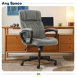 Serta Hannah Office Chair Velvet Gray Microfiber