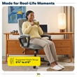Serta Hannah Office Chair Velvet Gray Microfiber