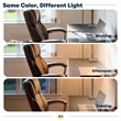 Serta Garret Executive Office Chair Brown Bonded Leather