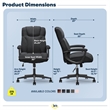 Serta Connor Office Chair Black Microfiber