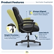Serta Connor Office Chair Black Microfiber