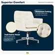 Serta Ashland Home Office Chair Ivory