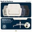 Serta Ashland Home Office Chair Ivory