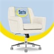 Serta Ashland Home Office Chair Ivory