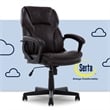 Serta Mitchell Managers Office Chair Roasted Chestnut Brown