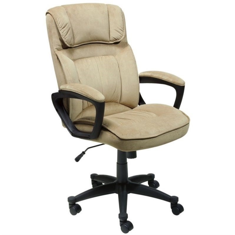 Executive Office Chair In Velvet Coffee Microfiber 43670 Executive Office Chair In Velvet Coffee Microfiber
