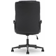 Serta Connor Modern Bonded Faux Leather Office Chair with Casters in Black