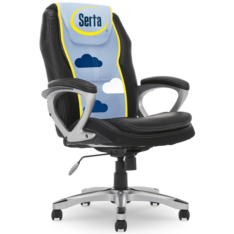 Serta Amplify Executive Office Chair Black