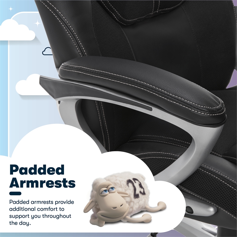 Serta Amplify Executive Office Chair Black