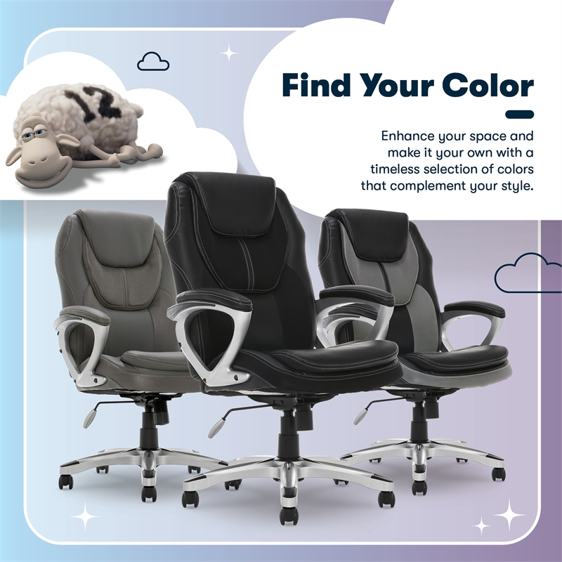 Serta Amplify Executive Office Chair Black