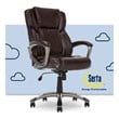 Serta Garret Ergonomic Executive Office Chair Bonded Leather Brown