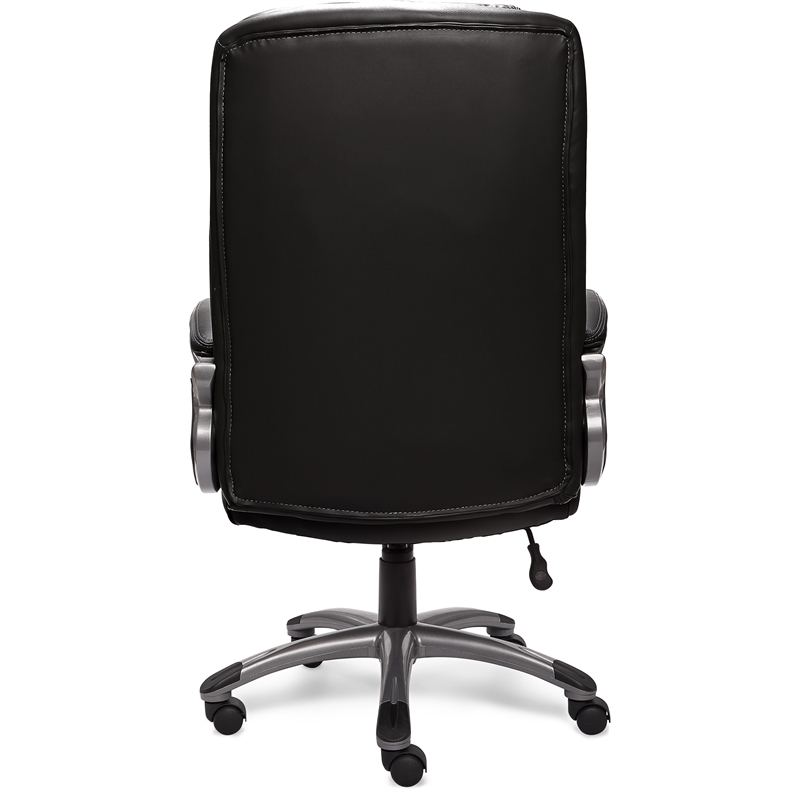 Serta Big And Tall Executive Office Chair Black Bonded Leather 43675   442162 27 L 