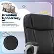 Serta Fairbanks Big and Tall Executive Office Chair Black Bonded Leather