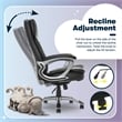 Serta Fairbanks Big and Tall Executive Office Chair Black Bonded Leather