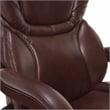 Serta Conway Big and Tall Executive Office Chair Chestnut Brown Bonded Leather