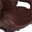 Serta Conway Big and Tall Executive Office Chair Chestnut Brown Bonded Leather