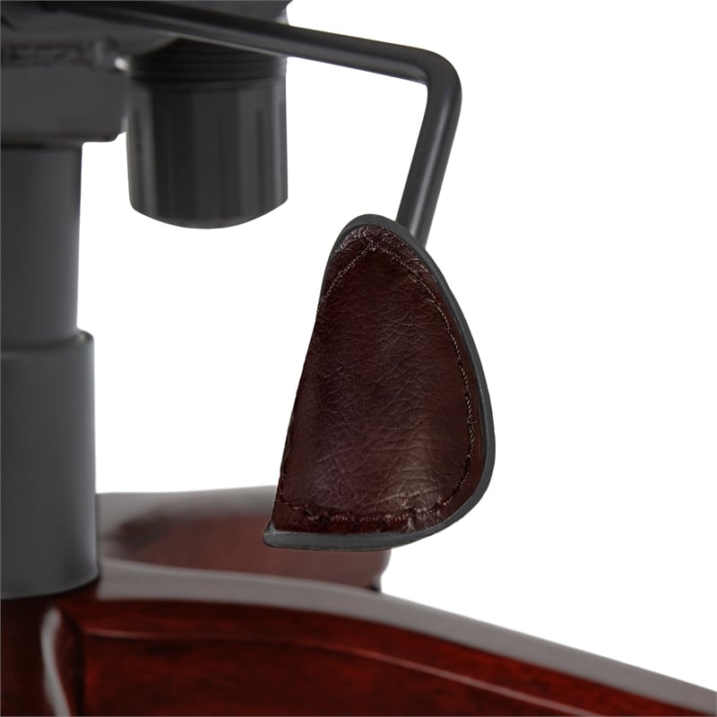 Serta Conway Big and Tall Executive Office Chair Chestnut Brown Bonded Leather