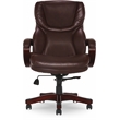 Serta Conway Big and Tall Executive Office Chair Chestnut Brown Bonded Leather
