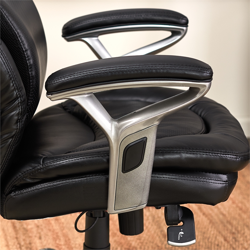 Serta AIR Office Chair in Black Bonded Leather eBay