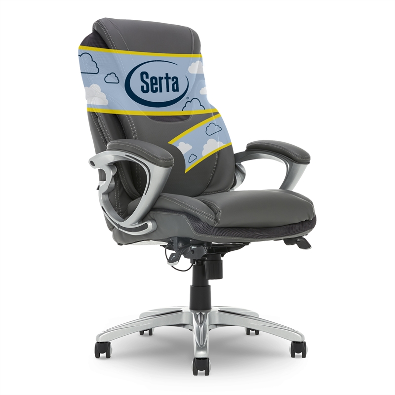 Serta Executive High Back Office Chair with Lumbar Support