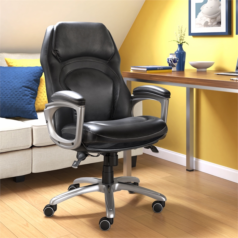 Serta at Home Serta Claremont Ergonomic Executive Office Chair with Back in  Motion Technology and Lumbar Support & Reviews