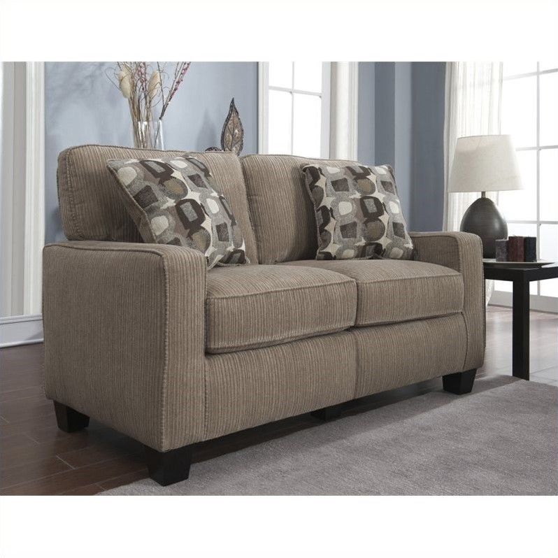 Serta Santa Cruz Loveseat in Platinum