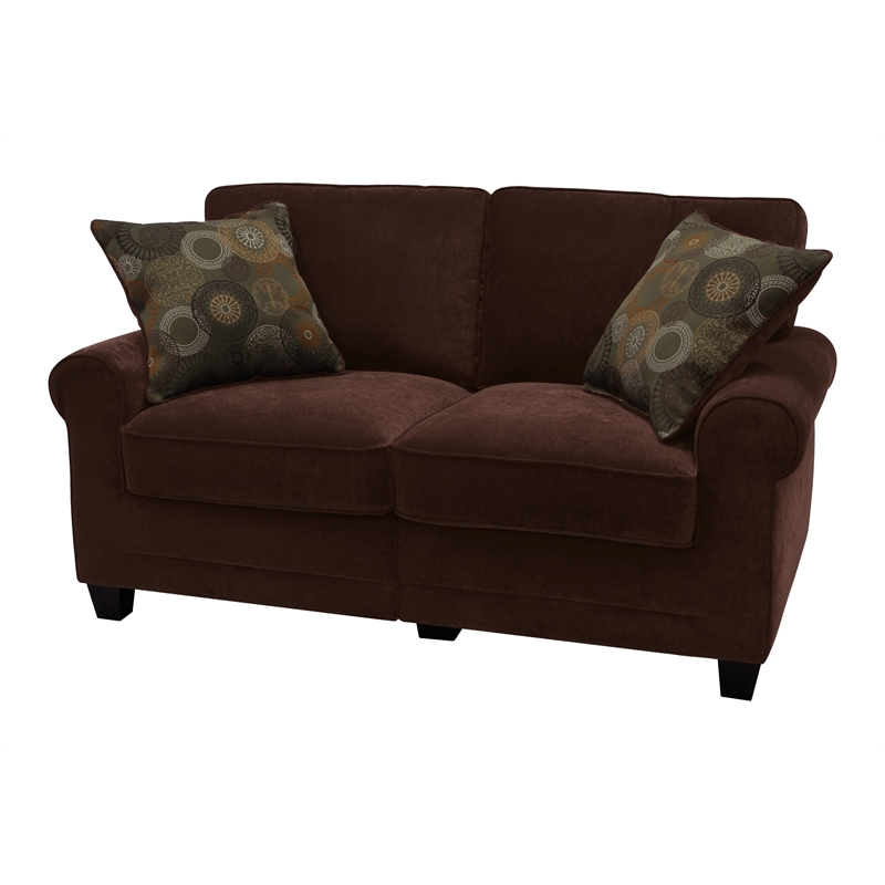 61" Loveseat in Rye Brown CR43528PB