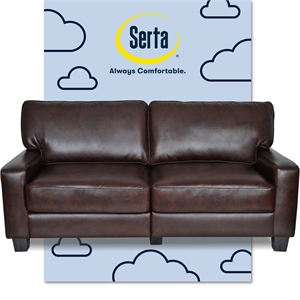 monaco bonded leather sofa