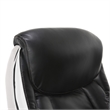 Serta Lautner Executive Office Chair Black Bonded Faux Leather and White Mesh