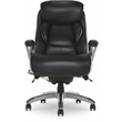 Serta Lautner Executive Office Chair Black Bonded Faux Leather and White Mesh
