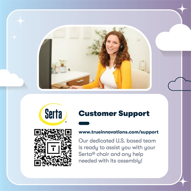 Serta Jackson Big and Tall Faux Leather Executive Office Chair in Black