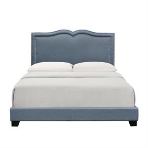 Home Fare Full One Box Double Nail Trim Bed  Blue