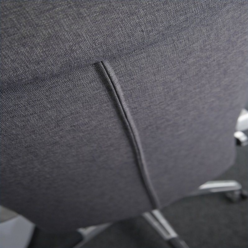 sealy posturepedic fabric cool foam chair in grey - ds-1942-452-5 sealy posturepedic fabric cool foam chair in grey - ds-1942-452-5