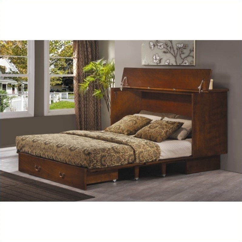 Arason Creden Zzz Cabinet Bed In Traditional Pekoe 50x 15 A