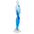 Dale Tiffany Astral Handcrafted Art Glass Figurine in Blue/Clear