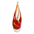 Dale Tiffany Handcrafted Art Glass Sculpture in Sunset Embrace