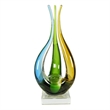 Handcrafted Art Glass Sculpture in Harmony Trio